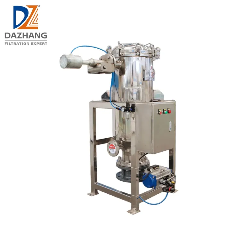 Vertical Leaf Filter with Auto Cake Discharging System