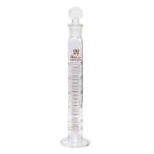 Mess von Zylinder mit gemahlenem Glasstopper 500 ml