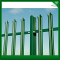 Green Ornamental steel fencing panels