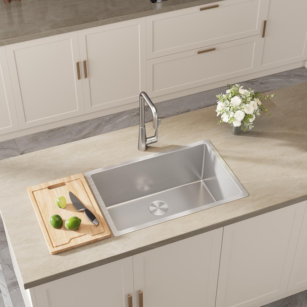 68x45cm Large Kitchen Single Bowl Sink