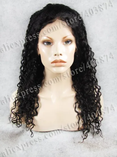 Top Fashion Stock Indian Remy glueless silk top Human Hair Full Lace Wig
