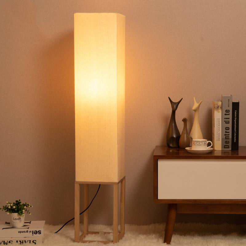 Application Wooden Floor Lamp