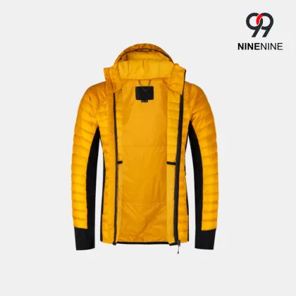 High Performance Men`s Hybrid Insulated Hooded Jacket
