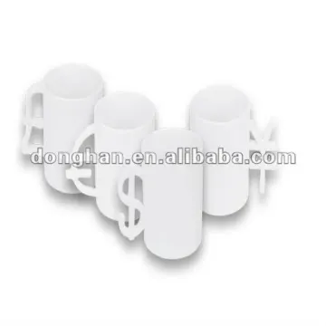Ceramic mug with money handle promotional items