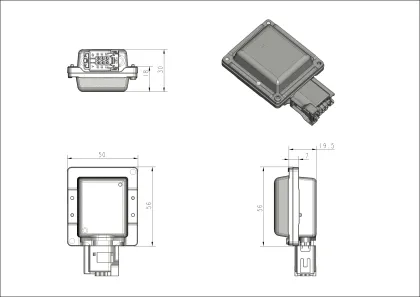 BSD Radar 24GHz Detector - Millimeter Wave Radar for Yutong Bus Blind Spot Detection