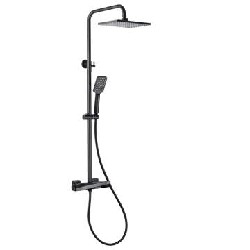 Nice Black Shower Set for Apartment