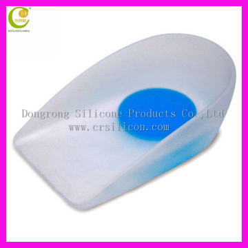 high quality comfortable cup-shaped soft gel heel cushion,gel orthotic heel cup insole,silicone gel heel cup cushion