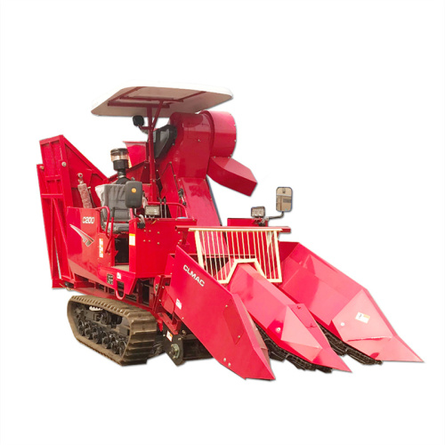 Self-propelled corn harvester picker