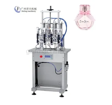 Factory Price Automatic Four-Head Vacuum Liquid Perfume Filling Machine