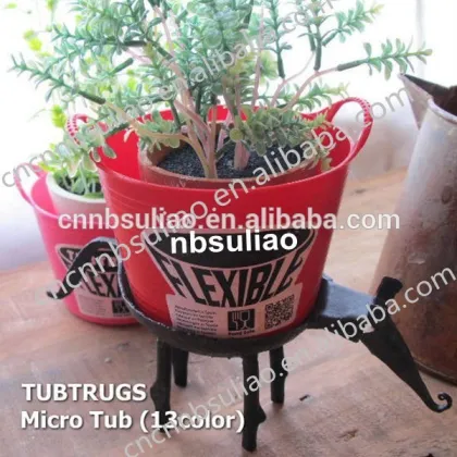 flower water bucket/colorful flower bucket