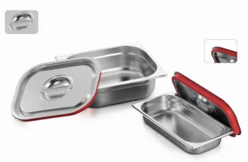 BONDED SILICONE COVER & FOOD PAN