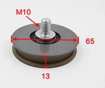 65mm Door Hanger Roller with M10 Self-locking Nut for Hitachi Elevators