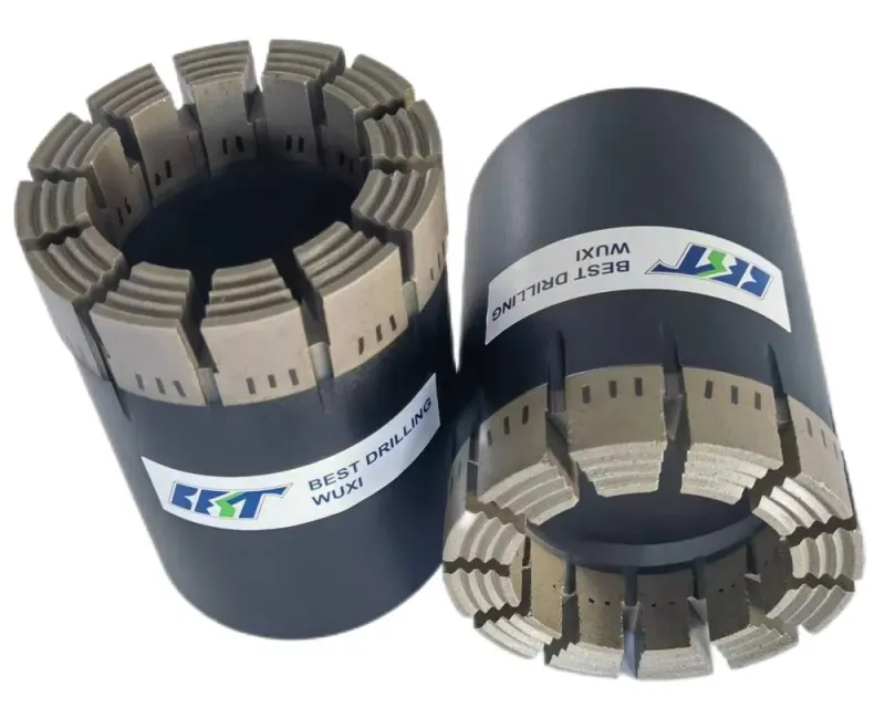 HQ Pq Nq Impregnated Diamond Core Drill Bits for Exploration Coring Drilling