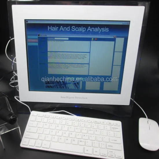 Salon use 15 inch touch screen hair and scalp analysis machine