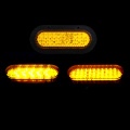 6 Lizel Pupa Amber Led Amber Led Trailer Tood Sineprof Tur-Seceprof Trared Sparels Yiyipada Yipada Awọ Imọlẹ Tralele