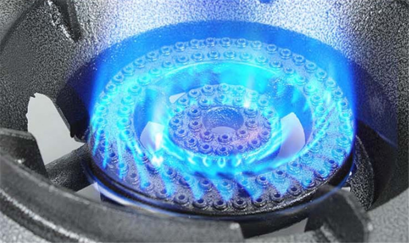 Energy saving high fire stove single commercial cast iron gas liquefied gas natural gas biogas bench type single stove