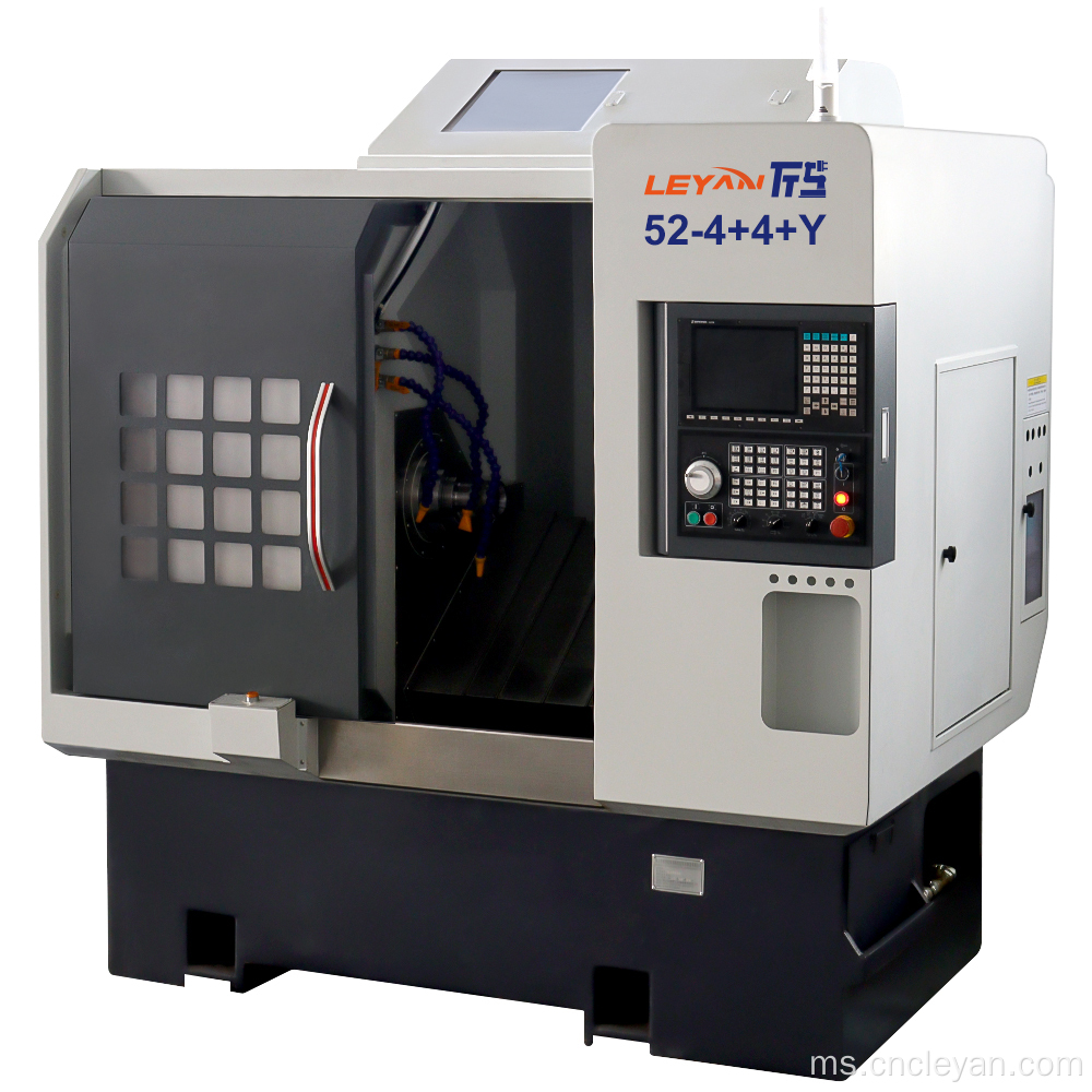 CK52-4+4-y Kecekapan tinggi CNC beralih dan mesin penggilingan