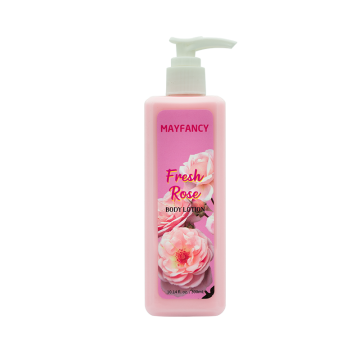 fresh rose moisturizing body lotion for skincare