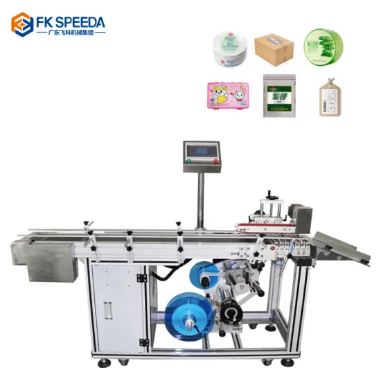 FK814D GuangDong Fully Automatic High Accuracy Bottom Flat Stick Labeling Machine: Precision Packaging Solution