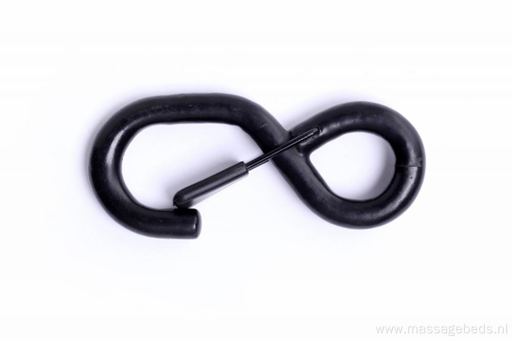 S Hook With Clip And Cover With Black PVC Coating