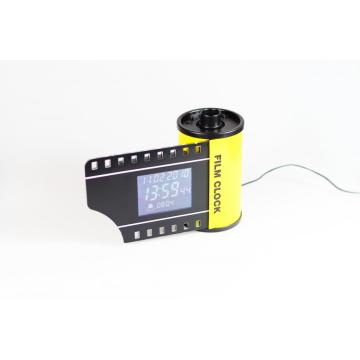 Film Digital Clock on Desk-Version B