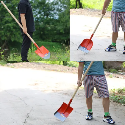 Manganese Steel Large Outdoor Agricultural Shovel for Soil Digging and Vegetable Garden Loosening
