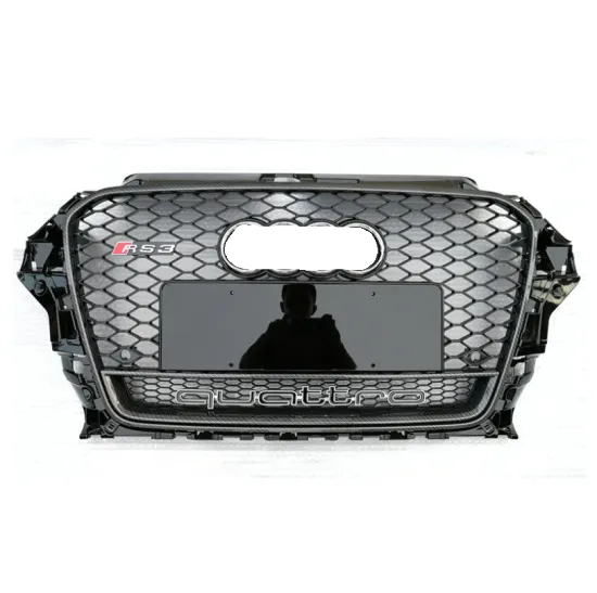 Carbon Fiber Front Grille for 2014-2016 Audi A3 & RS3 (Quattro)