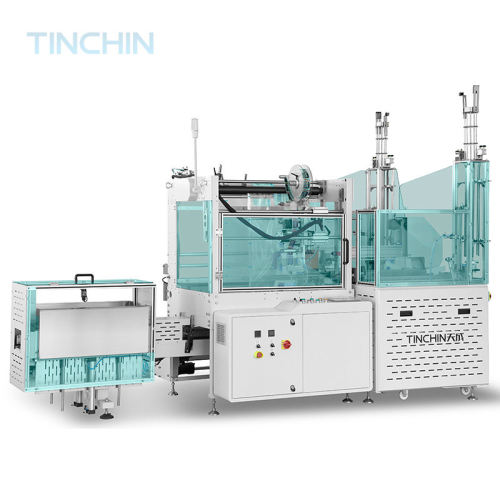 Automatic Paper Cup Packing Machine With Labeler Paper Cup Packing Machine For Packing Cup