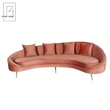 Modern American Style Velvet Chesterfield Lounge Sofa - Hot Sales