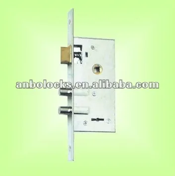 2 steel roller deadbolts and one latch with 6 combinations lock body