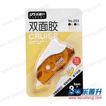 Orange Double sided Removable adhesive glue tape No.201