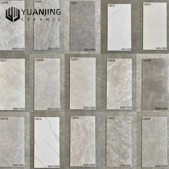 Antique Ceramic Porcelain Tiles - Matte Finish, 600x1200cm - Ideal for Living Rooms and Bedrooms