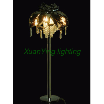 Hot sale European modern crystal floor lamp with stainless steel