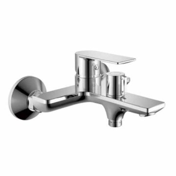 Deck Mounted Waterfall Single Handle Bathroom Faucet