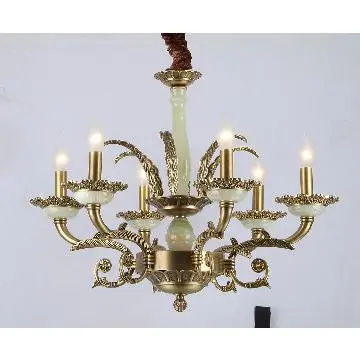 Marble Brass Chandelier Hanging Lights