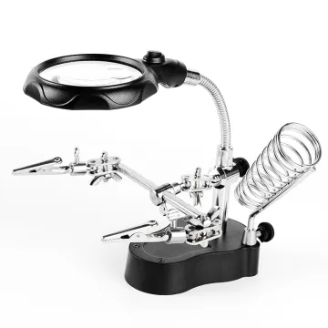Customized Logo LED Light Clip Loupe for Repair - OEM Magnifying Glass 231G