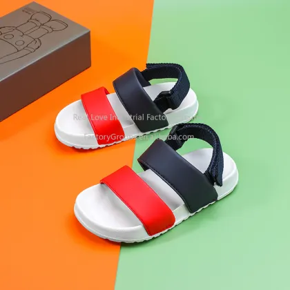 Hot Sale Kids Sandals Velcro EVA Summer Shoes