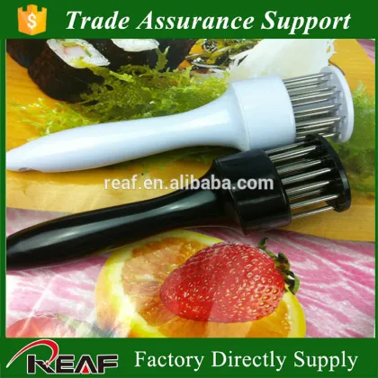 Factory Professional Meat Tenderizer Stainless-steel prongs Meat Tenderizer tender meat needle