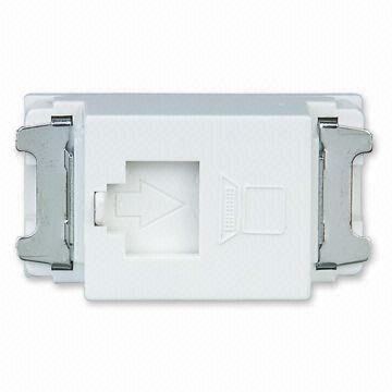 Dust-free Telephone Functional Accessory with Flushed Edges, Suitable for Various Modular Jacks
