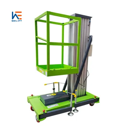 High Rise Building Window Cleaning Equipment: Home Elevator Aluminum Lift