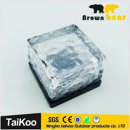 ice decor garden solar light for fence post