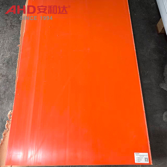 Orange POM Sheets Surface