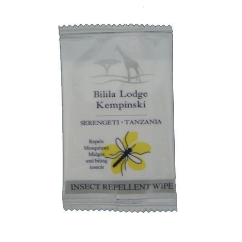 Tecidos de marca privada anti-mosquito molhado orgânico tecidos