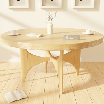 Mrs. Woods' Exclusive Design: Modern Luxury Dining Table Crafted from Premium Full Oak Material