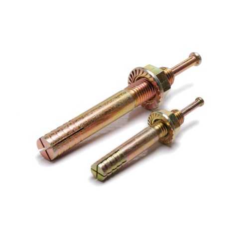 Expansion pin anchor with color zinc plated