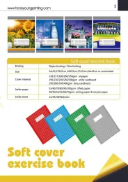 softcover exercise book