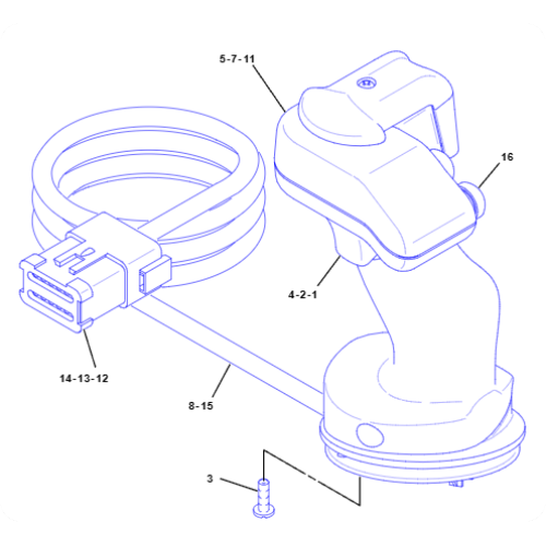 Wheeled Dozer 834K Handle 343-8341/3438341
