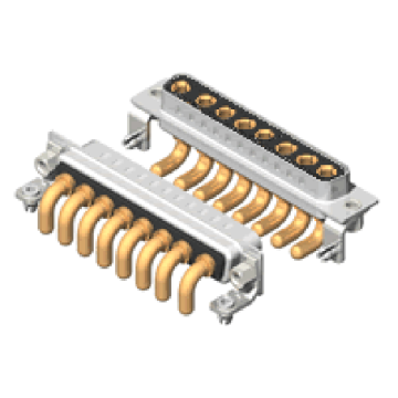 8W8 Power D-sub Connector Dumar Solder Garabka Midig