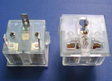 Transparent Type universal us eu uk au adaptor socket insert outlet plug