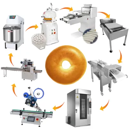 Industrial Conveyor Bagel Boiling Water Machine